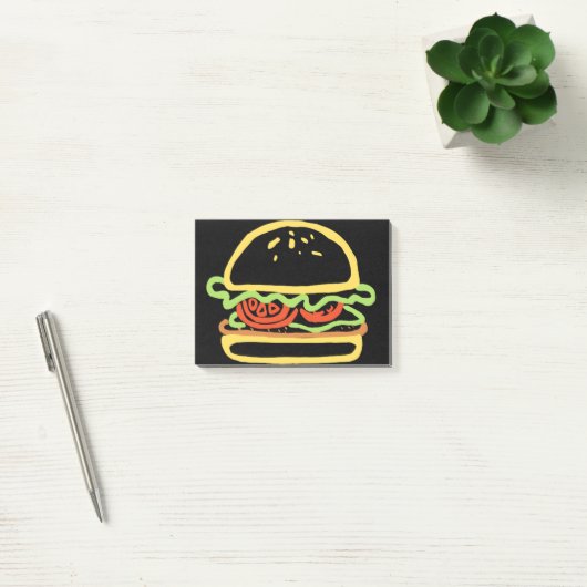BURGER HAMBURGER POST-IT® NOTES (Kantoor)