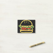 BURGER HAMBURGER POST-IT® NOTES (Op bureau)
