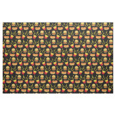 Burger Hot Dog Frietjes Stof (Fat Quarter)