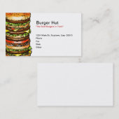 Burger Hut Visitekaartje (Voorkant / Achterkant)