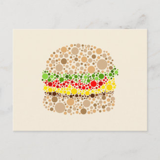 Burger In Stippen Briefkaart