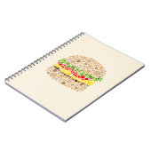 Burger In Stippen Notitieboek (Linkerzijde)