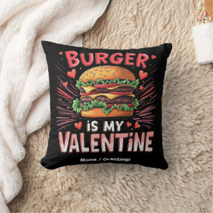 Burger is mijn Valentijn Een hilarisch eerbetoon Kussen