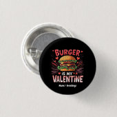 Burger is mijn Valentijn: een hilarische ode Ronde Button 3,2 Cm (Voorkant /achterkant)