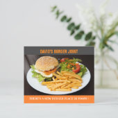 Burger Joint Grand Opening Flyer (Staand voorkant)