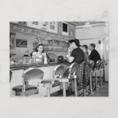 Burger Joint uit 1940 Briefkaart (Voorkant)