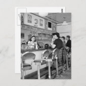 Burger Joint uit 1940 Briefkaart (Voorkant / Achterkant)