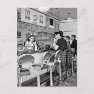 Burger Joint uit 1940 Briefkaart