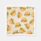 BURGER LOVE Papier servet (Voorkant)