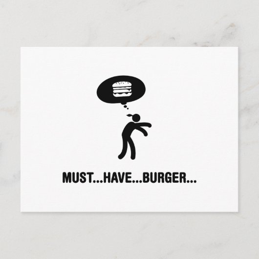 Burger Lover Briefkaart (Voorkant)