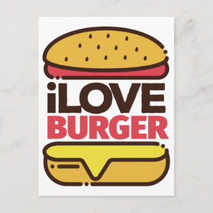 Burger Lover briefkaart