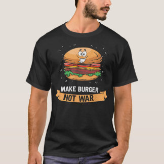 Burger Lover, Fast Food Cheeseburger Hamburger Bar T-shirt