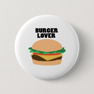 Burger Lover Ronde Button 5,7 Cm