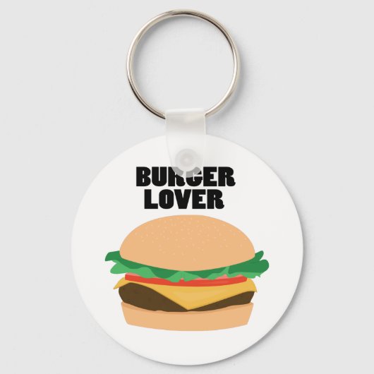 Burger Lover Sleutelhanger (Voorkant)