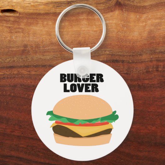 Burger Lover Sleutelhanger (Voorkant)