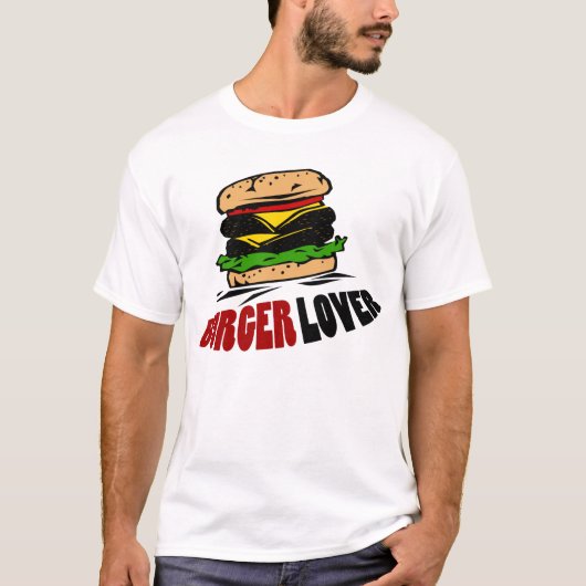 BURGER LOVER T-SHIRT (Voorkant)