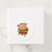 Burger Lovers Bedankjes Labels (In situ)
