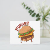 Burger Lovers Briefkaart (Staand voorkant)