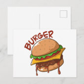 Burger Lovers Briefkaart (Voorkant / Achterkant)