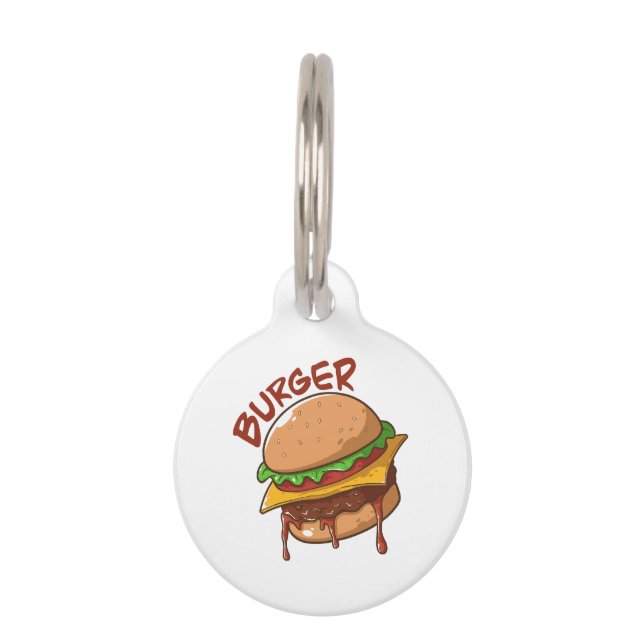 Burger Lovers Huisdierpenning (Voorkant)