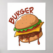Burger Lovers Poster (Voorkant)