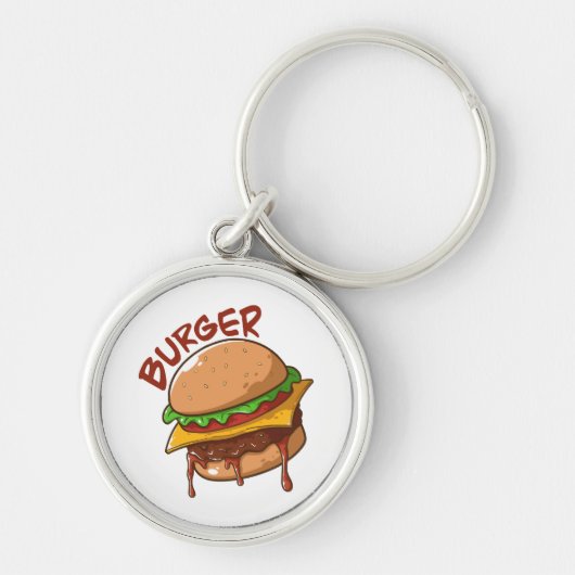 Burger Lovers Sleutelhanger (Voorkant)