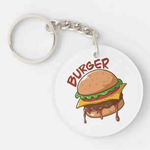 Burger Lovers Sleutelhanger