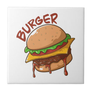 Burger Lovers Tegeltje
