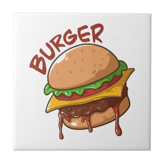 Burger Lovers Tegeltje (Voorkant)
