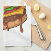 Burger Lovers Theedoek (Quarter Fold)