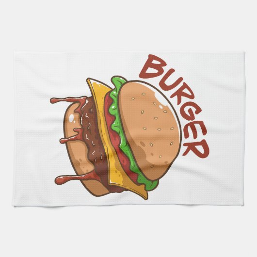 Burger Lovers Theedoek (Horizontaal)