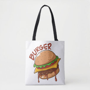 Burger Lovers Tote Bag