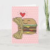 Burger Loves Fries Kaart (Voorkant)