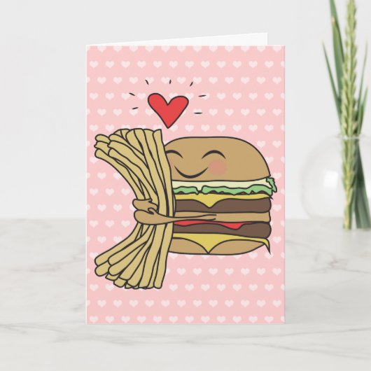 Burger Loves Fries Kaart (Voorkant)