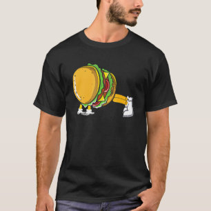 Burger maakt supersnel dankzij de fitness van Body T-shirt