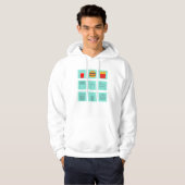 Burger maaltijd set hoodie (Voorkant volledig)
