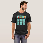 Burger maaltijd set t-shirt (Voorkant volledig)