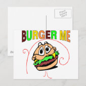Burger me briefkaart (Voorkant / Achterkant)