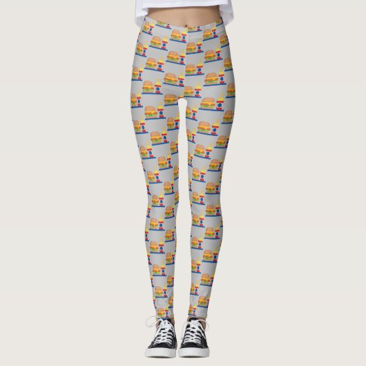 Burger Meal Leggings (Voorkant)
