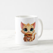 Burger Miauwt & Knuffels Koffiemok (Voorkant rechts)