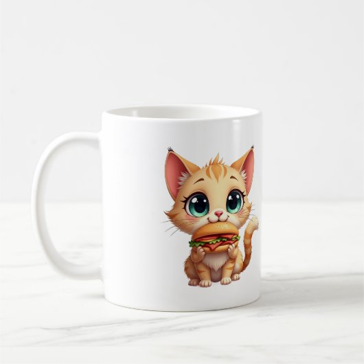 Burger Miauwt & Knuffels Koffiemok (Links)