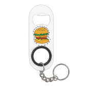 burger mini flessenopener (Achterkant)
