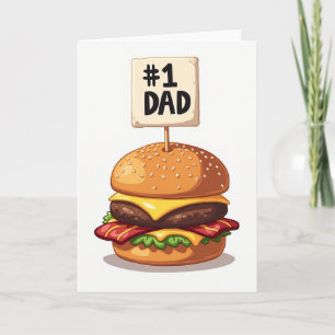 Burger Nummer Eén Papa Vader Kaart