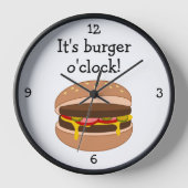 Burger O-Clock leuke voedselfoto (Voorkant)