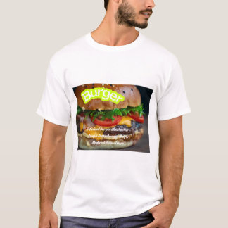 Burger Piece Photo - Real Delicious Food Image T-shirt