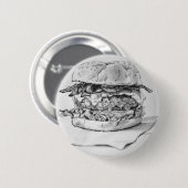 Burger Pin Ronde Button 5,7 Cm (Voorkant /achterkant)