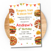 Burger & Pizza Verjaardag Foodie Verjaardag Fast F