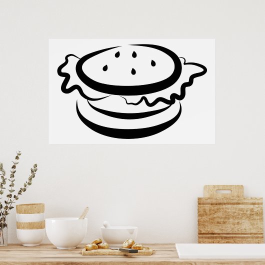 Burger Poster (Keuken)