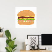 Burger Poster (Thuiskantoor)
