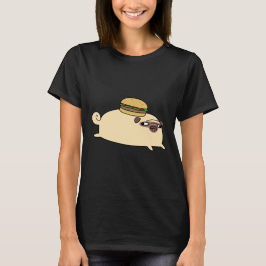 Burger Pug 181 T-shirt (Voorkant)
